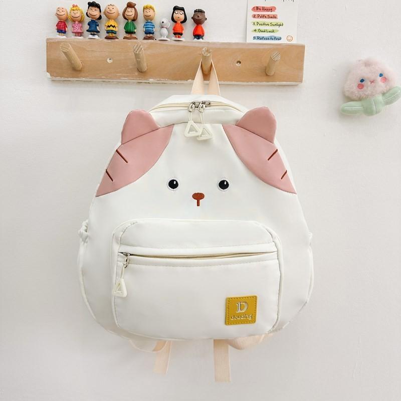 Cute Korean Style Kids Backpack With Colorful Design Nylon And Gender Neutral