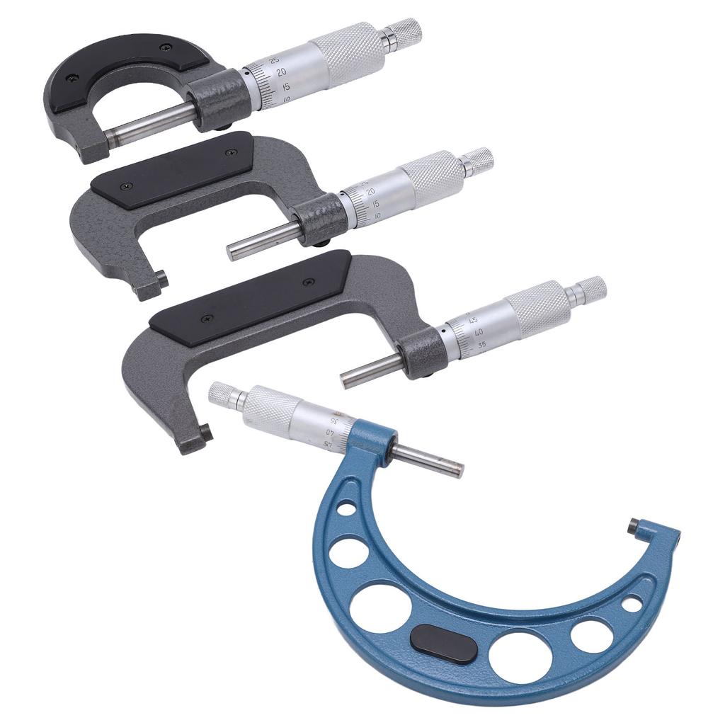 Micrometer Accurate Measurement Alloy Easy To Use Micrometer Measuring Tool Mechanical Structure for Shape Tolerances