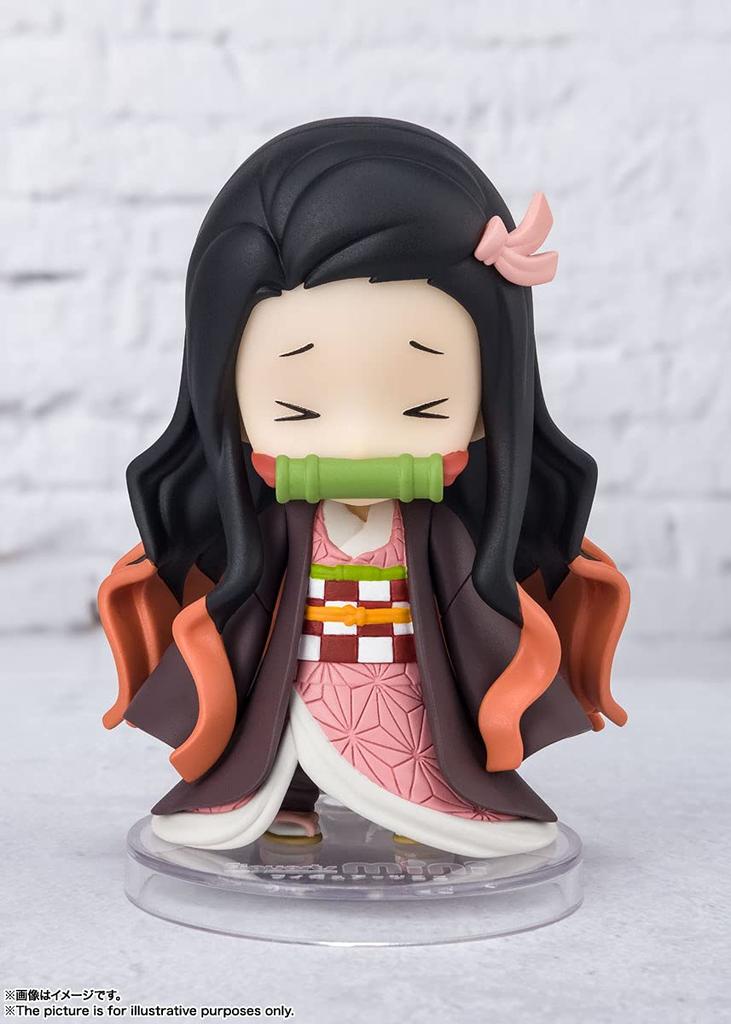 TAMASHII NATIONS Figuarts Mini Demon Slayer: Kimetsu No Yaiba Little Nezuko Approx. 75mm Made of PVC and ABS Painted Movable Figure