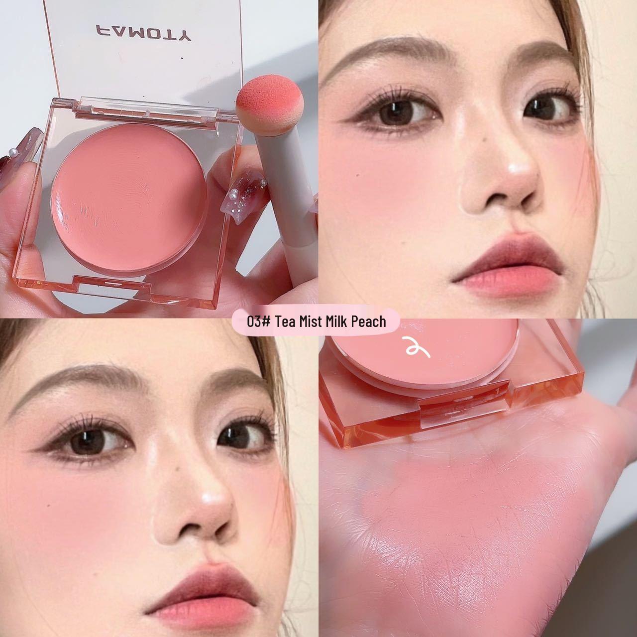 

FAMOTY Cream Blush & Highlighter: Girlish, Natural, Whitening Rouge - Expands Atmosphere