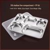 AVADEN Stainless Steel Compartment Lunch Box