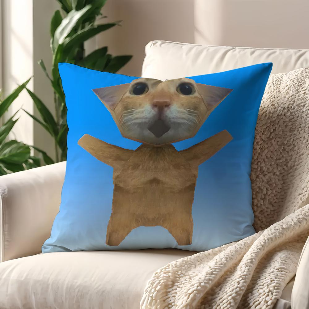 Airdays Cat Meme Cute cushion cover Decoration Room Shop Car Best Home Office Coffee Pillow Sofa Printing Nordic Simplicity Hit