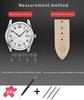 15mm 18mm Nerezová ocel Řemínek k hodinkám nahrazuje Chopard Pro Chopard HAPPY DIAMONDS Pětidílný a sedmidílný Motýlek Zápěstní náramek