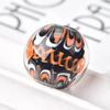 2 buc 20mm Margele Rotunde Mari Handmade Floare Lampwork Sticlă Margele Libere pentru Accesorii de Fabricare Bijuterii DIY Artizanat Descoperiri
