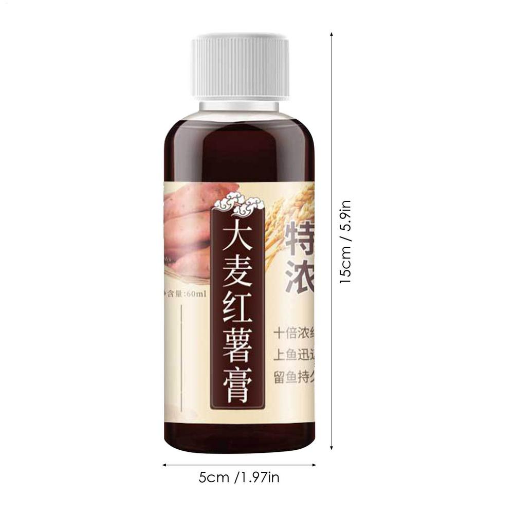 60ml Fish Bait Liquid Attractant High Concentration Red Worm Fish Bait Attractant Enhancer Fishing Accessories Fruit Acid Induce