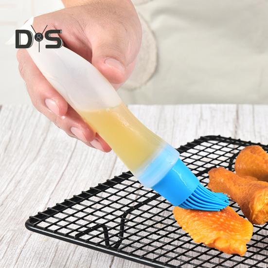 Effective Oil Bottle Brush Moisture Proof Food Grade High Toughness Bristles Grilling Brush Kitchen Tools