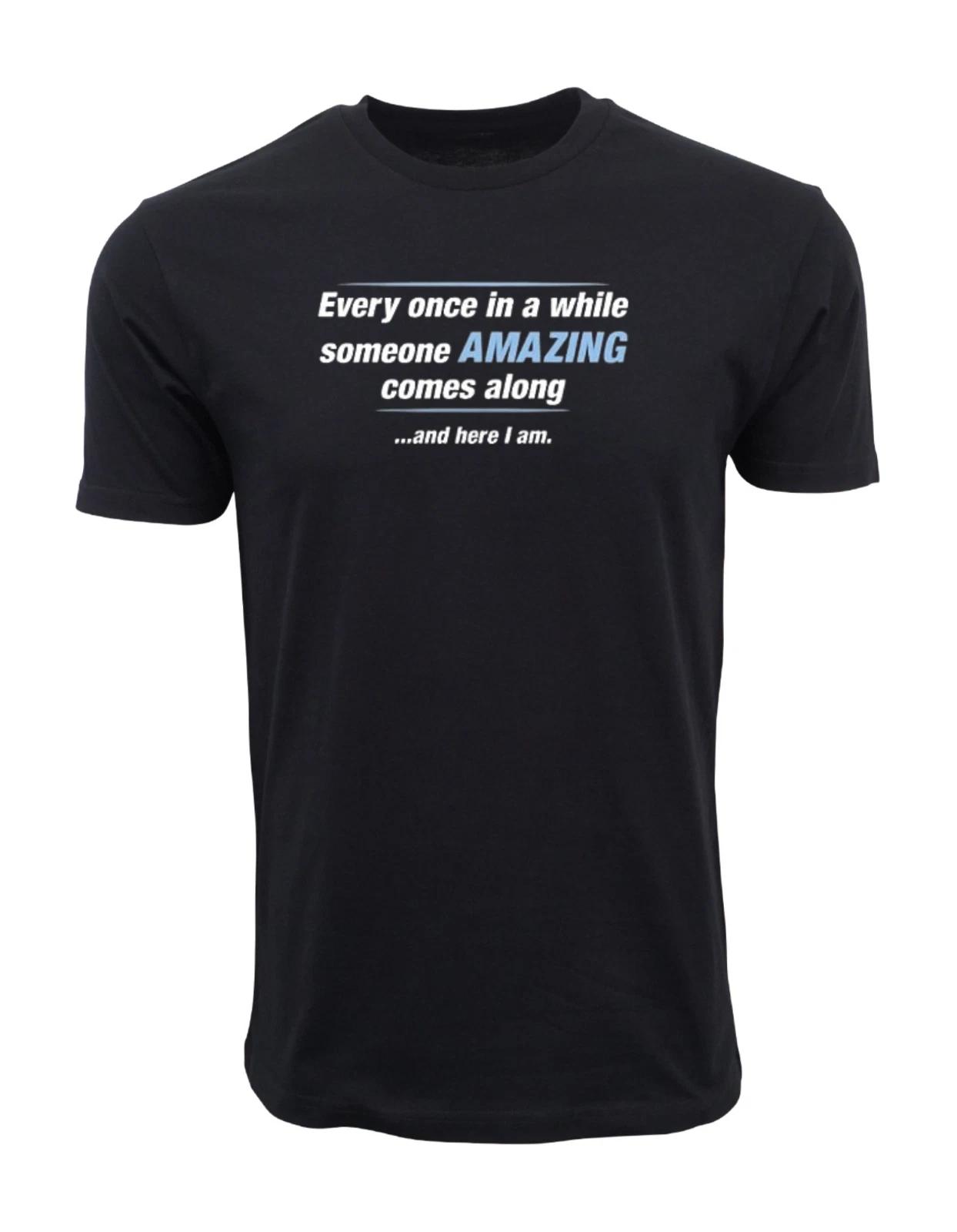 

Unisex Adult Funny Quote Someone Awesome Comes Along Graphic Novelt... S