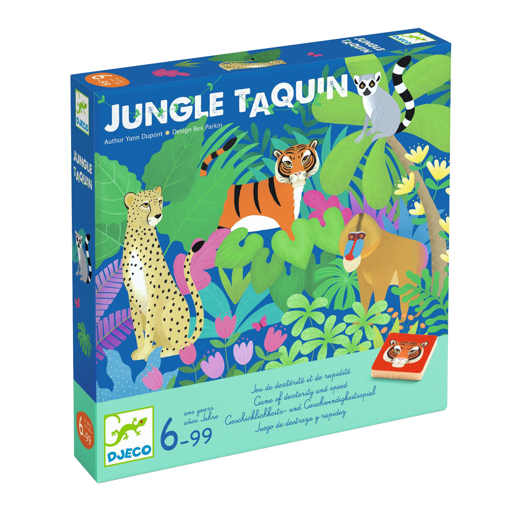 

Djeco Push Push Jungle Taquin Board Game (Recommended for Ages 6+)