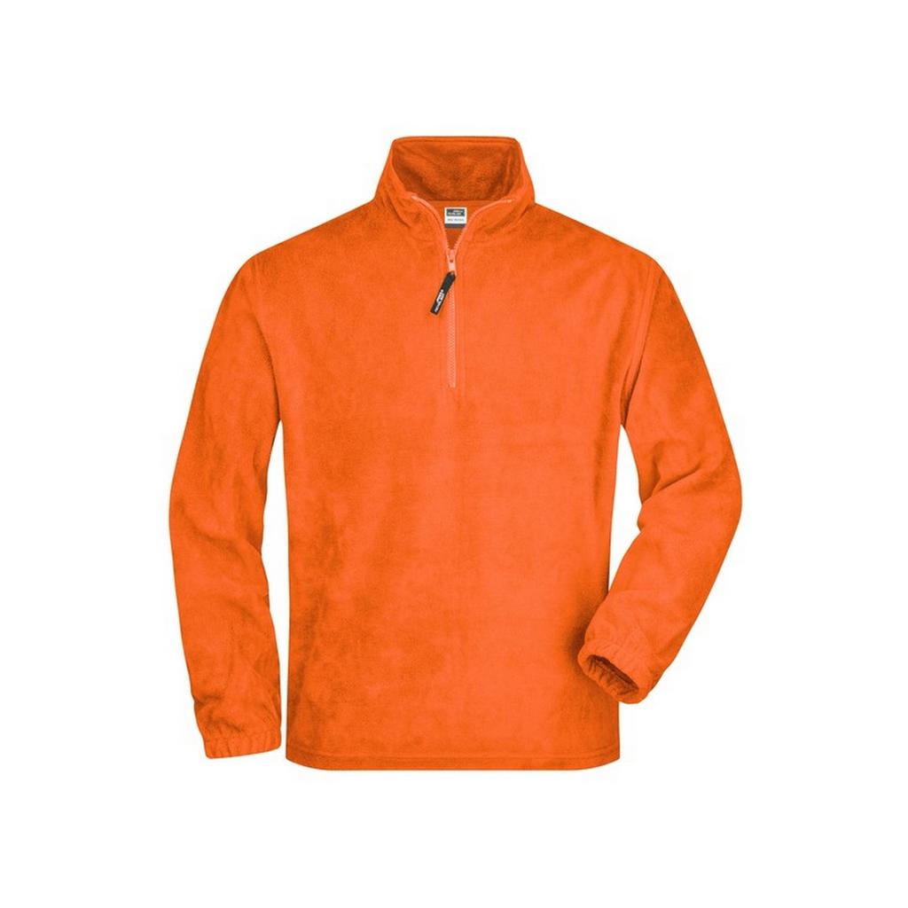 James and Nicholson Mens Half Zip Fleece