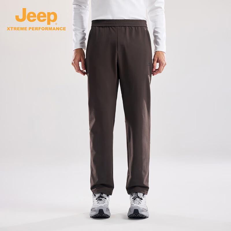 Jeep Men s Outdoor Windproof Water-Repellent Cargo Hiking Pants M