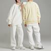 MLB San Francisco Giants, Thickened And Fleece Lined Crew Neck Pullover Sweatshirt Unisex Light Yellow 3AMTB0726-14YEL