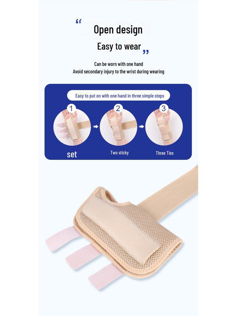Unisex Wrist Guard with Steel Plate for Sports & Fitness
