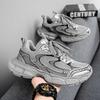 Men's Shoes Summer 2025 New Big Head Wide Feet Mesh Running Sneakers Teen Senior Breathable Dad Shoes