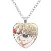 Low Tide In Twilight Anime Necklace Taeju YEO Euihyun KIM Glass Cabochon Heart Shaped Pendant Necklace Charm Jewelry Gift