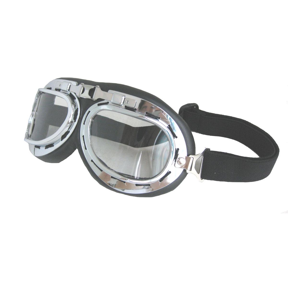 Harley Retro Steampunk Motorcycle Goggles - Dustproof, Windproof, Sandproof Eye Protection for Cycling & Karting