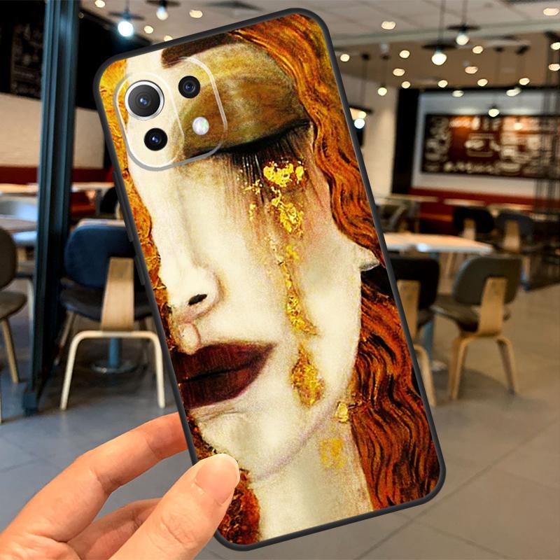 Kiss by Gustav Klimt Case For Xiaomi 13 14 15 Ultra 11T 12T 13T 14T Pro POCO X7 Pro X3 X5 X6 F5 F6 M6 Pro Coque