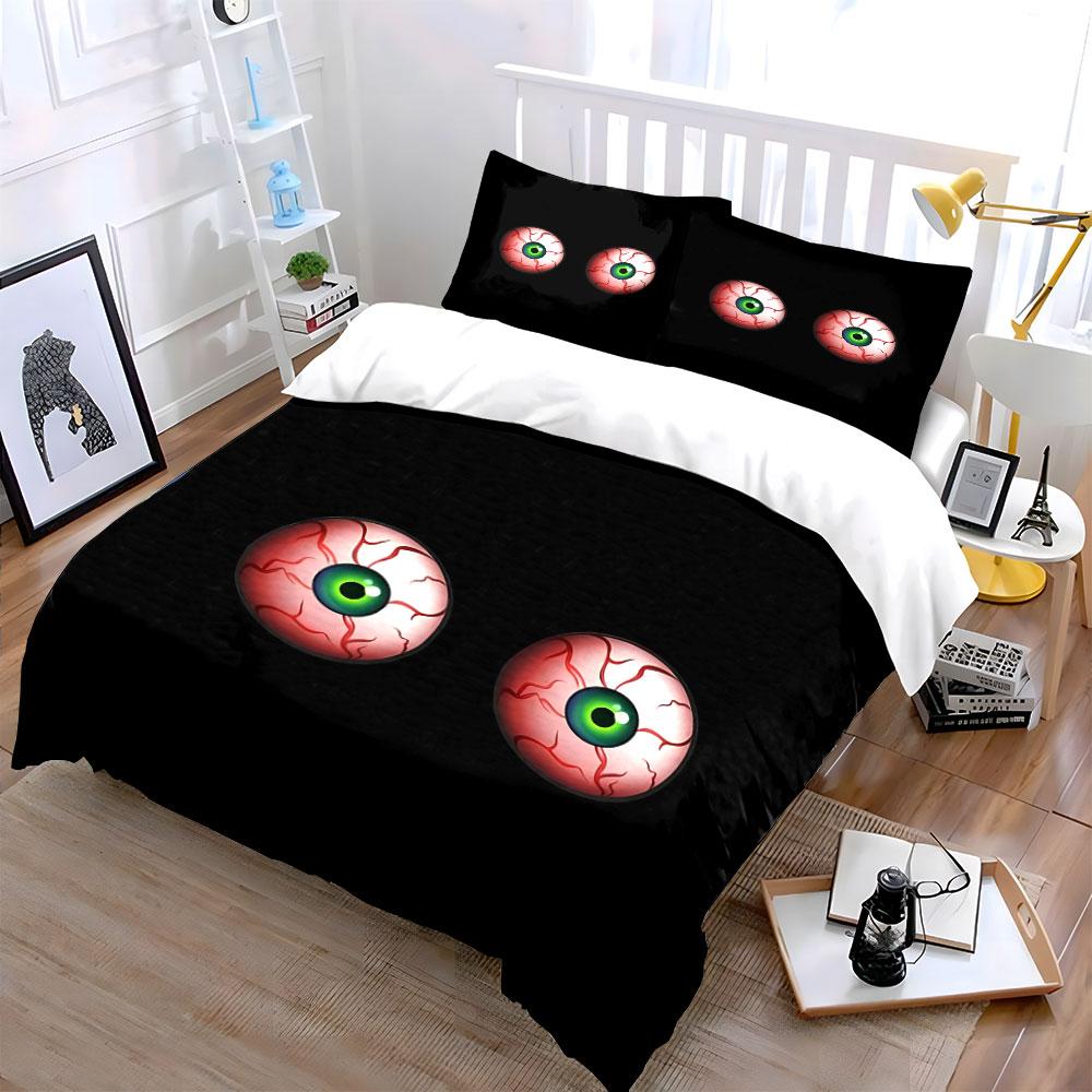 "Glowing spooky gaze" Bedding sets Duvet covers Pillowcases(1* Duvet Cover 2* Pillowcases without duvet insert)