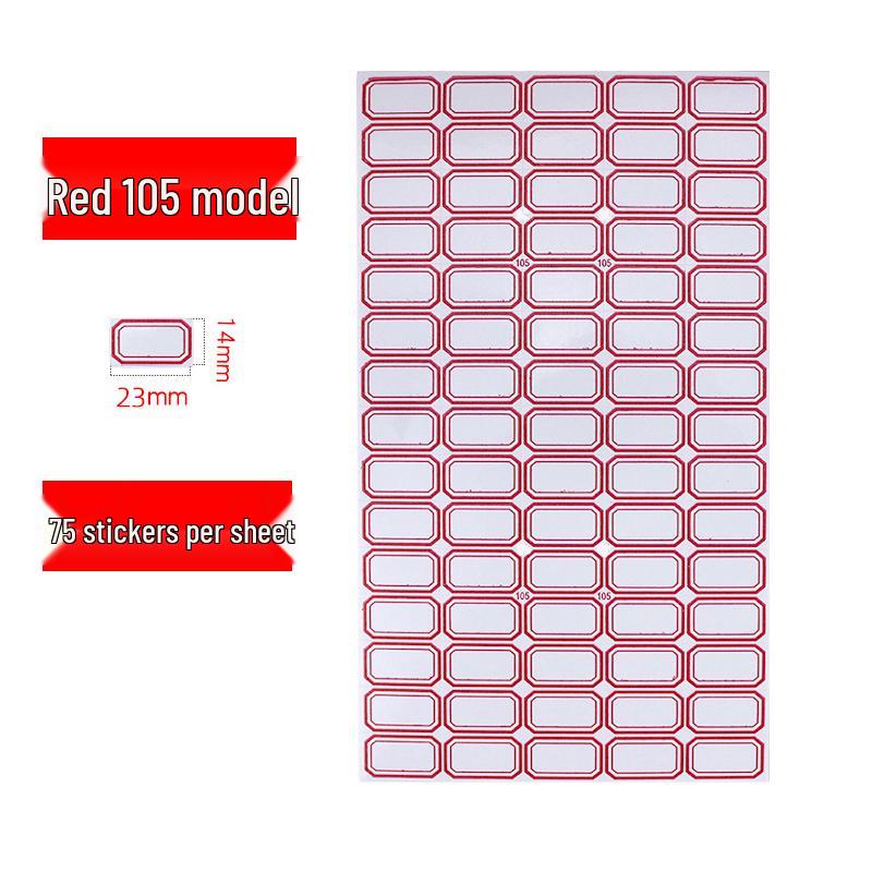 

Self-Adhesive Small Label Stickers for Handwritten Product Price Tags