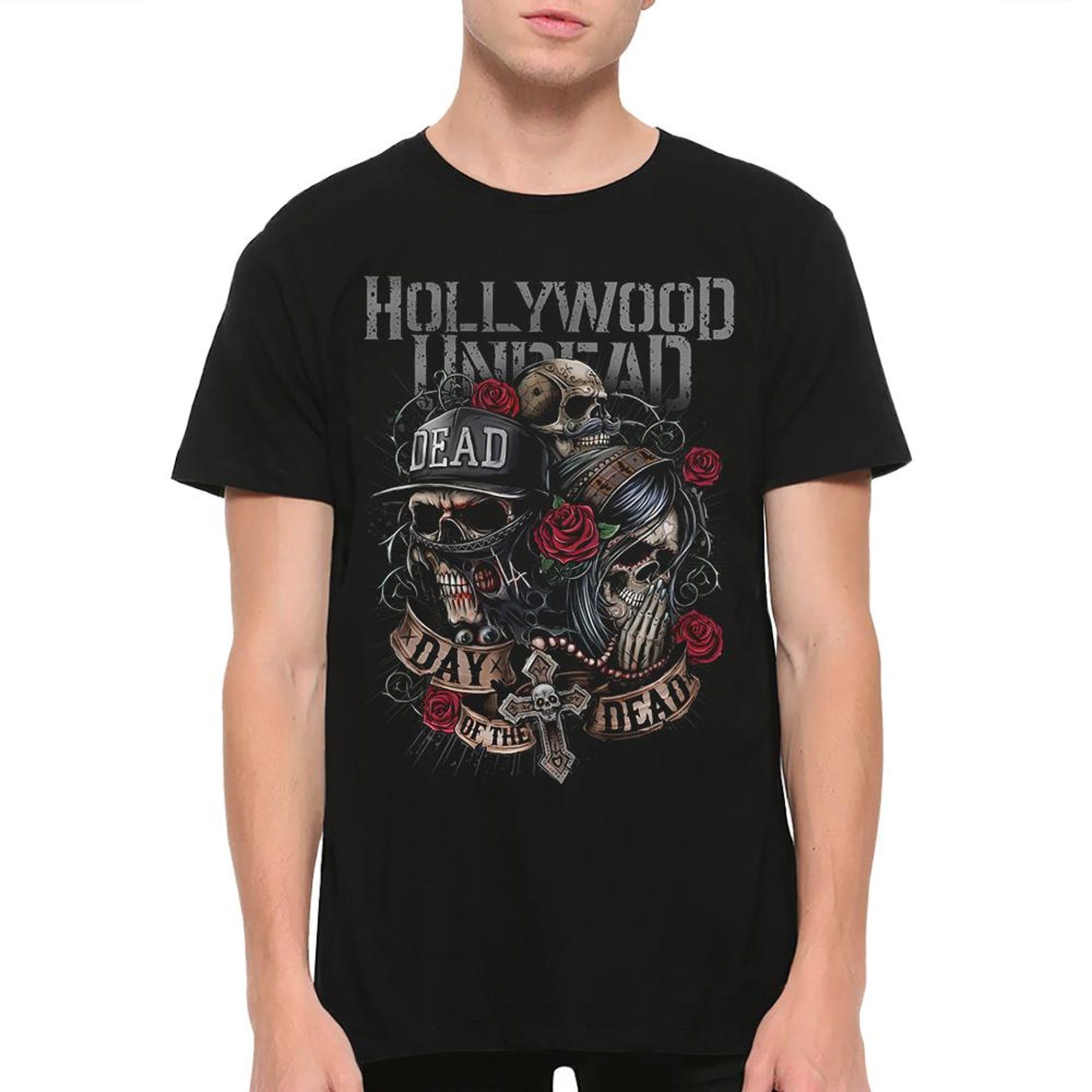 Hollywood Undead Day of the Dead T-Shirt, Men s and Women s Sizes S