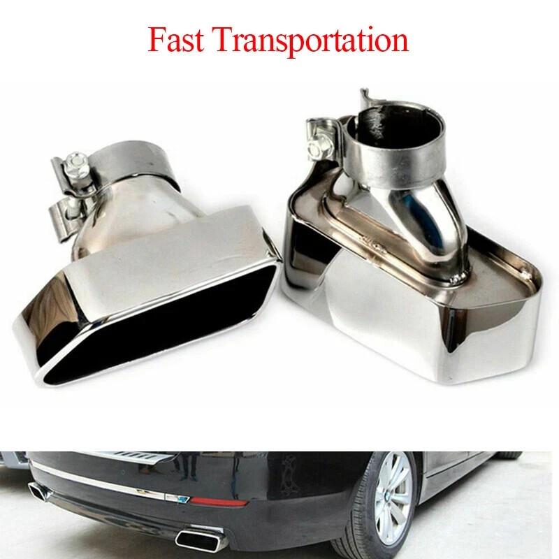 Premium Stainless Steel Muffler Tip for BMW 5 Series 535i F10 Modification