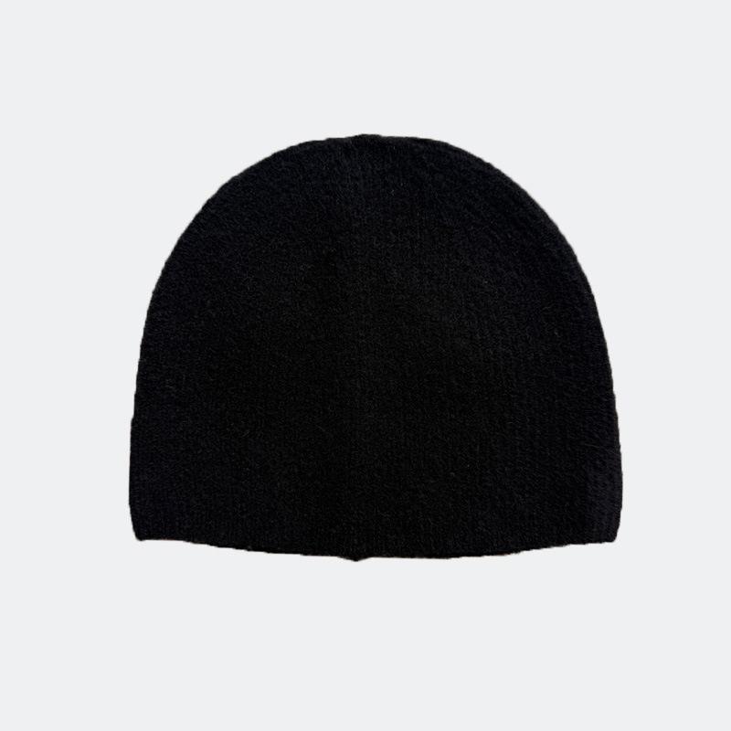 Solid Unisex Beanie Autumn Winter Wool Blends Soft Warm Knitted Cap Men Women Skullcap Hats Gorro Ski Caps Cold Proof Beanies