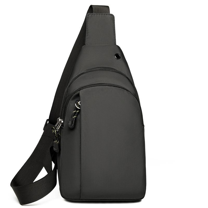Men's breast bag New outdoor sports bag Portable storage bag Casual outdoor commuting fashion chest bag