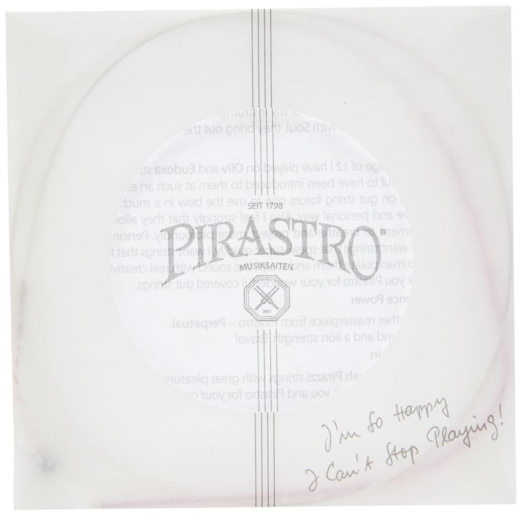 Pirastro Tonica Violinensaiten Set Medium Gauge mit Ball End E Premium Saiten aus flexiblem Profis und Studenten Violinspieler 4/4 feinem,