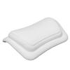 Bath Pillow High Elastic Soft Relaxing Portable Bathtub Pillow for Arc Round Oval Tubs White Length 31cm Width 20cm