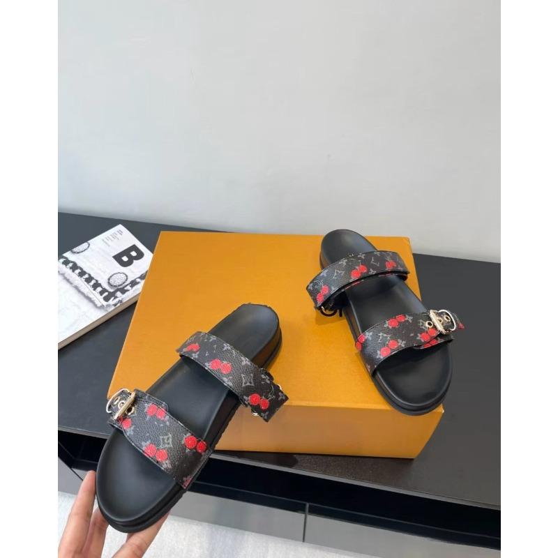 Thick-soled magic summer new fashion casual flat-bottomed open-toed slippers women's beach shoes