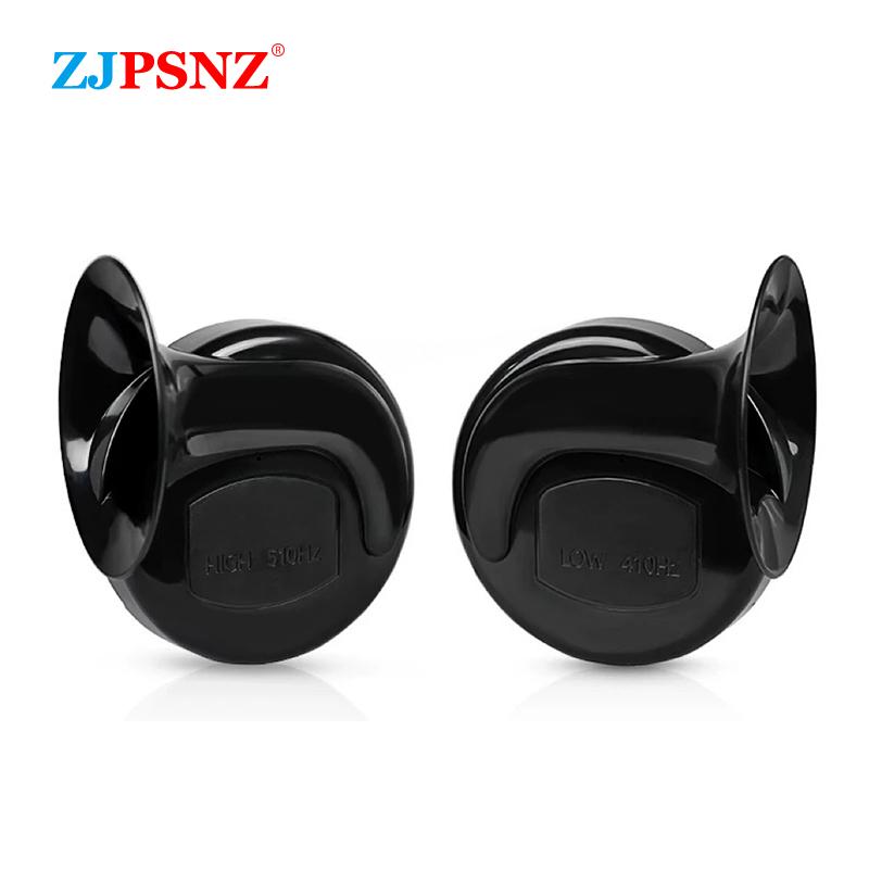 12V 8 Tones Musical Air Horn Electric Snail Horn For Vehicles Motorcycles Car With 8 Sounds Control Box Button Universal
