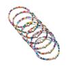 7 Colorful Beaded Elastic Bracelets For Women Stylish Stackable Stretch Jewelry Gift Set