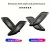 2PCS Airflow Intake Hood Vent Engine Hood Decoration Side Air Outlet Spoon Shaped Exhaust Hood Universal External Accessories