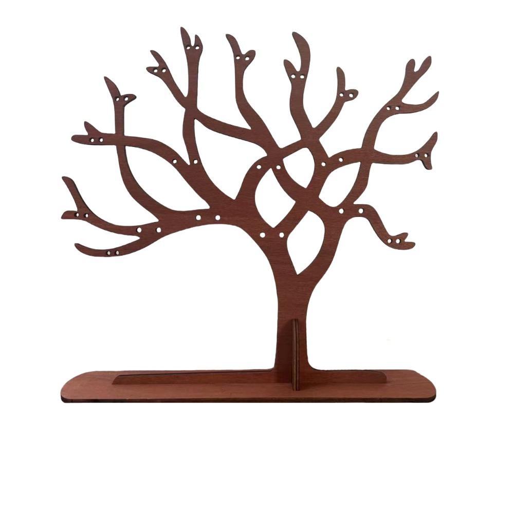 Holder Up Earring Hanger Tree Branch Earring Holder Wood Jewelry Display Stand Women Girls