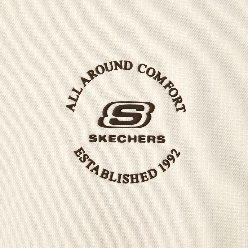 Skechers Sports Alliance Series Drop Shoulder Comfortable Round Neck Long Sleeve Sweatshirt Women sweatshirt L325W014-001J
