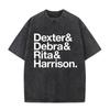 Tv Play Washed Vintage Dexter Morgan Graphic Tshirts Mens Women Clothing Casual Short Sleeve T Shirts Fashion Gothic Tshirt