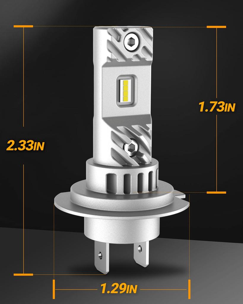 SEALIGHT S5 Series H7 LED Headlight, LED Bulb, For Motorcycles and Cars, High Brightness,