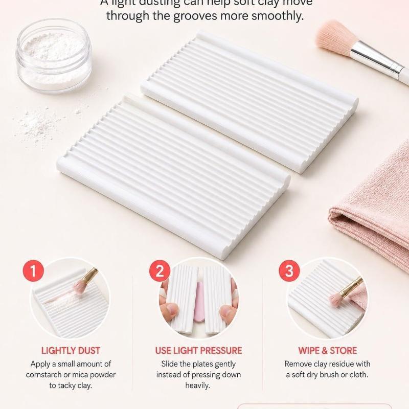 Nail Art 3D Bead Roller Easy Clean Clay Gel Ball Maker Tool for DIY Gel Flower Nail Decoration Manicure Beginners