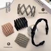 Convenient Foldable Solid Plastic Hairband For Women Girls Travel Stretchable Headband Hair Head Band Novelty Hair Accessories