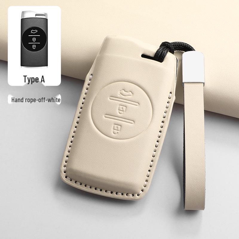 Chery Key Case for Tiggo 8, Tiggo 9, Arrizo 5, Tiggo 7 - Alcantara Key Bag with Buckle