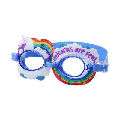 Cute Girl Cartoon Mermaid Swimming Goggles Anti Fog Swim Glasses Summer Swimming Accessories Silicone Eyewear With Ear Plugs