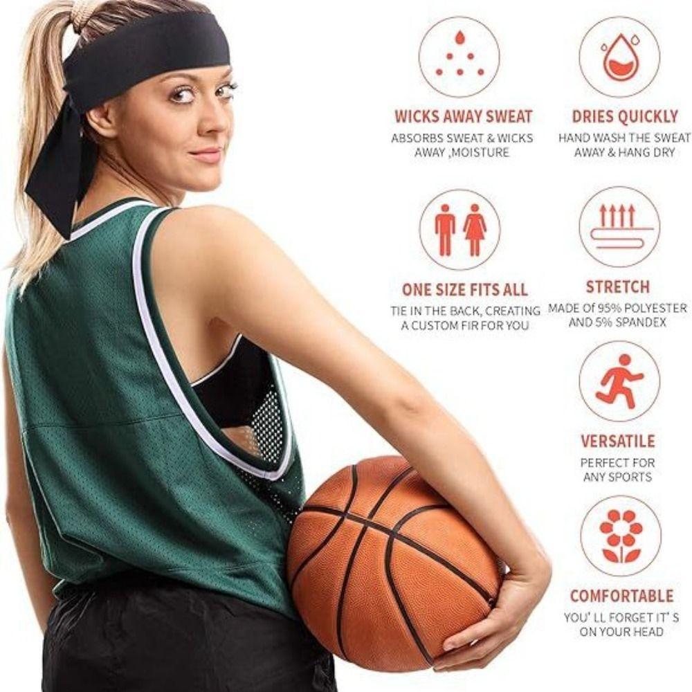 Anti-sweat Antiperspirant Headscarf Breathable Tennis Headband Fitness Headscarf  Gym Fitness