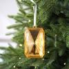 Square Christmas Hanging Decoration Multicolor Xmas Tree Ornament  Party Supplies