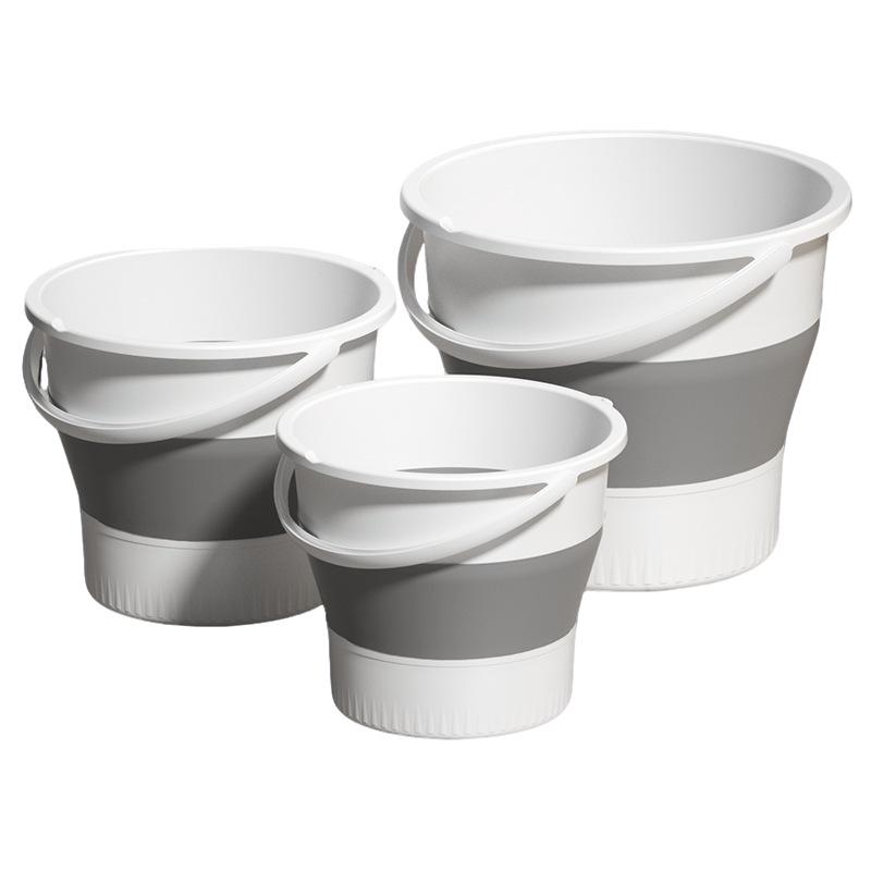 Portable Outdoor Folding Wash Bucket - Ideal for Fishing, Car, Travel, & Household Use