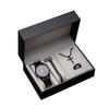 Men's Watch Set Father's Day Gift Box Quartz Watch Men's Watch Bracelet Souvenir Business Gift For Daddy, Husband And Grandfather