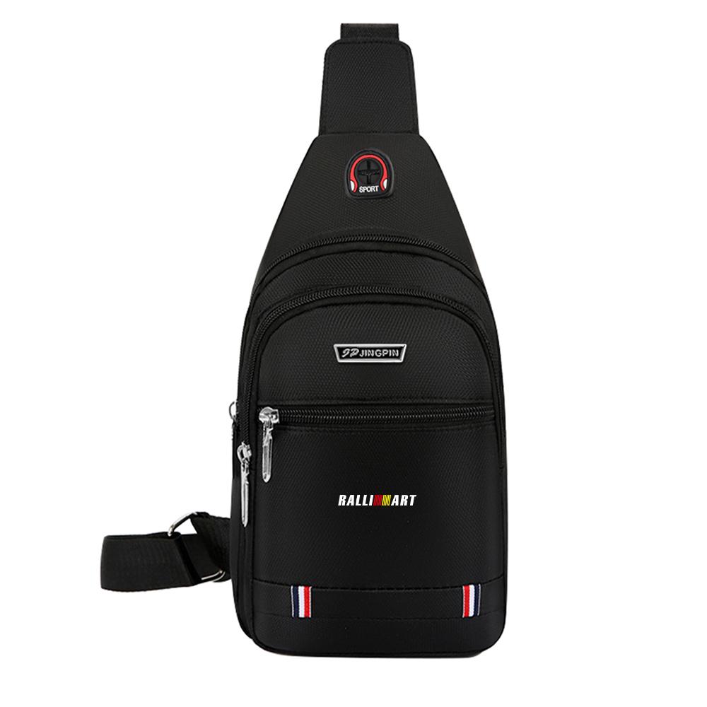 Men's Chest Bag Handbag Wallet Card Coin Purse Travel Bags For Mitsubishi Pajero Outlander XL Montero Lancer Triton l200 Evo ASX