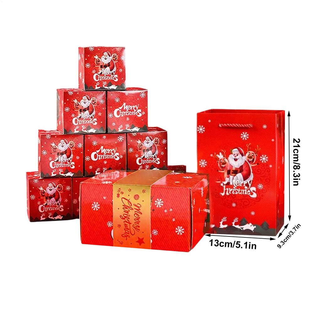 

Christmas Money Pull Box Pop Design Funny Banknotes Dispenser Foldable Merry Christmas Money Box For Kids Adults Friends Family Others червоний
