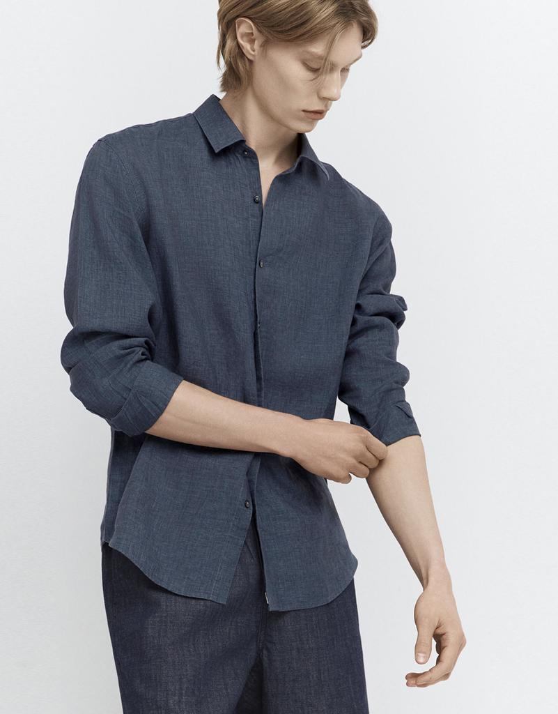 CONCEPTS1ONE Premium 100% Linen Shirt 10046525/046525 [3Color]