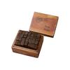 Set of 28 Wooden Stamps, Wooden Box, English Letters, Stylish ABC, Handwritten Style Font, Stylish, Interior, Notebook, Diary, Album, Decoration,