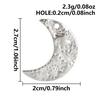 6pcs Fashion Pendant Alien Spaceship Moon Stainless Steel Charms For Jewelry Making Bag Kychain Charm DIY Necklace Earrings Bulk