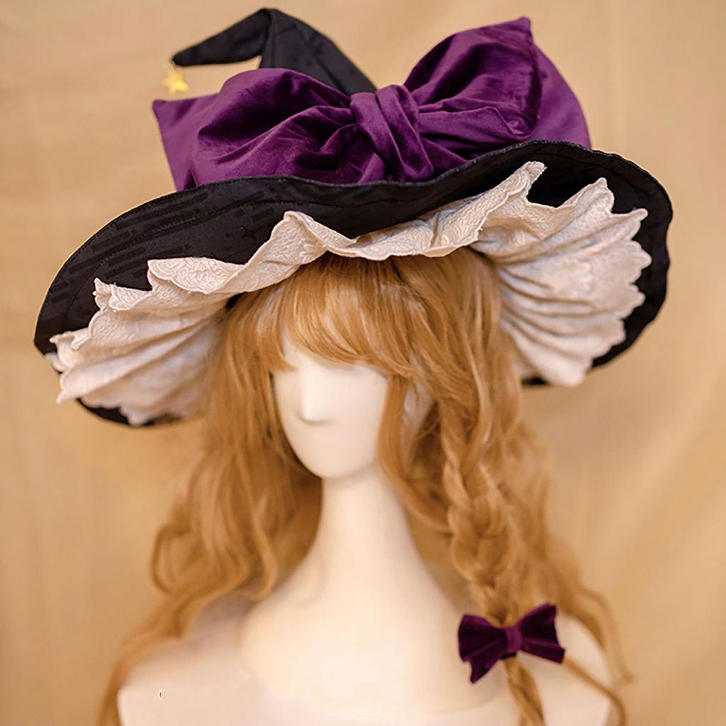 Milky Time Marisa Kirisame Cosplay Dress, Halloween, Women's, Witch (L)